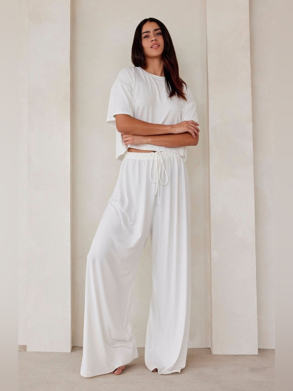Bumpsuit The Cloud Slim Pant - Ivory